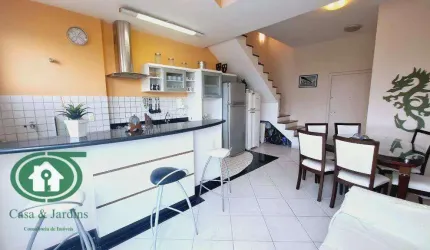Apartamento Duplex 2 dormitórios para alugar, 80 m²  - Gonzaga - Santos/SP