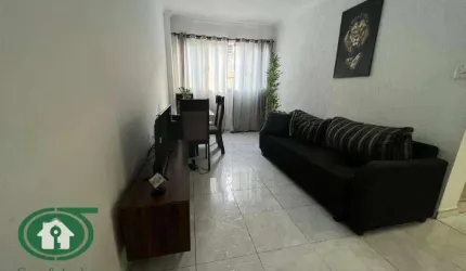 Apartamento  1 dormitório à venda, 51 m²  - Marapé - Santos/SP