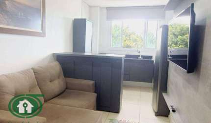 Apartamento de 1 Dormitório Finamente Mobiliado em Santos - Px. Av. Conselheiro Nébias
