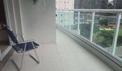 Aluguel de Apartamento Alto Padrão - Mobiliado  - Vista Panorâmica da Praia de Santos