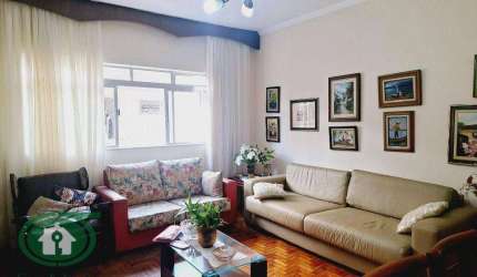Apartamento com 3 dormitórios à venda, 125 m² - José Menino - Santos/SP