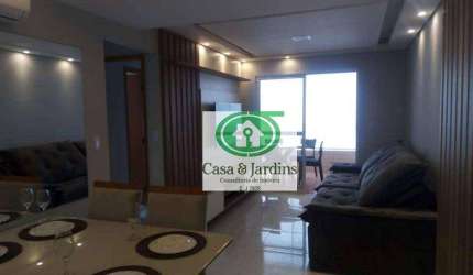 Apartamento com 2 dormitórios à venda, 65 m² por R$ 366.000,00 - Aviação - Praia Grande/SP