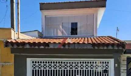 Sobrado com 3 dormitórios à venda, 180 m² por R$ 450.000,00 - Jardim Vila Rica - Santo André/SP