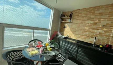Apartamento com 2 dormitórios à venda, 77 m² por R$ 619.000,00 - Vila Atlântica - Mongaguá/SP