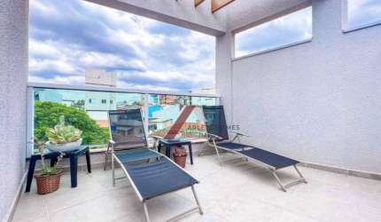 Cobertura com 2 dormitórios à venda, 88 m² por R$ 380.000,00 - Vila Guarani - Santo André/SP