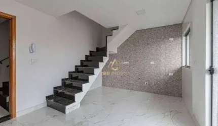 Cobertura com 2 dormitórios à venda, 91 m² por R$ 470.000,00 - Vila Scarpelli - Santo André/SP
