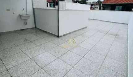 Cobertura com 2 dormitórios, 97 m² - venda por R$ 450.000,00 ou aluguel por R$ 2.817,00/mês - Vila Scarpelli - Santo André/SP
