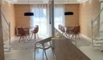 Cobertura com 3 dormitórios para alugar, 118 m² por R$ 4.900,00/mês - Casa Branca - Santo André/SP