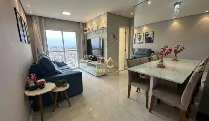 Apartamento com 2 dormitórios à venda, 54 m² por R$ 371.000,00 - Vila Humaitá - Santo André/SP