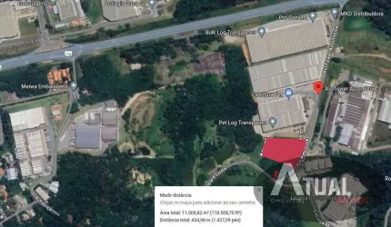 ÁREA INDUSTRIAL A VENDA EM ARUJA PRÓXIMO A RODOVIA DUTRA.
