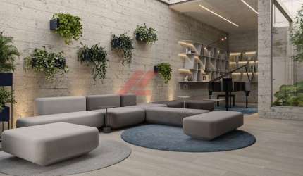 Apartamento à venda em Indianópolis, São Paulo-SP: 2 quartos, 1 suíte, 1 sala, 2 banheiros, 48m² de área.