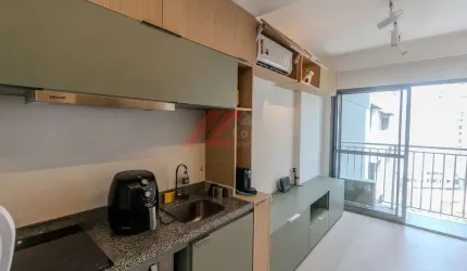 Apartamento para locação na Vila Nova Conceição, São Paulo-SP: 1 quarto, 1 banheiro, 27m² de área. Aproveite!