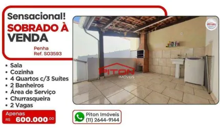 Sobrado - Penha - São Paulo/SP