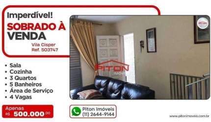 Sobrado Frontal - Vila Cisper - São Paulo/SP