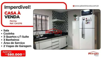 Casa Térrea - Penha - São Paulo/SP