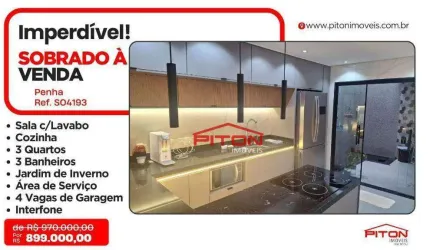 Sobrado  - Penha - São Paulo/SP