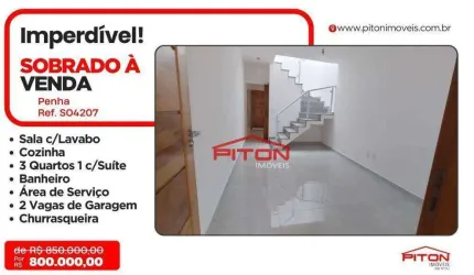 Sobrado - Penha - São Paulo/SP