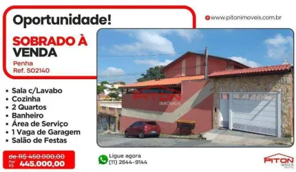 Sobrado - Penha - São Paulo/SP