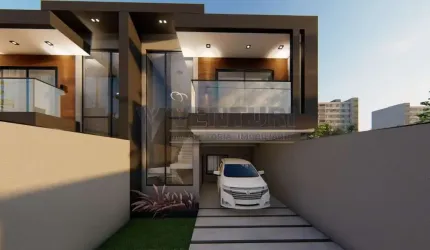 Casa com 3 quartos à venda na Rua Maria Bonatto Marenda, 548, Afonso Pena, São José dos Pinhais, 149 m2 por R$ 950.000