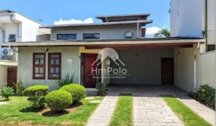 CASA À VENDA COM 4 QUARTOS, 1 SUÍTE, 4 VAGAS EM SOUSAS CAMPINAS/SP