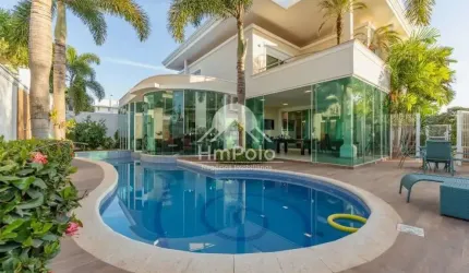 Casa com 4 suítes 6 banheiros 6 vagas a venda no Alphaville Dom Pedro em Campinas-SP