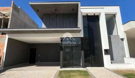 Casa térrea em condomínio à venda com 3 suites, no Jardim América II - Roncáglia em Valinhos/SP
