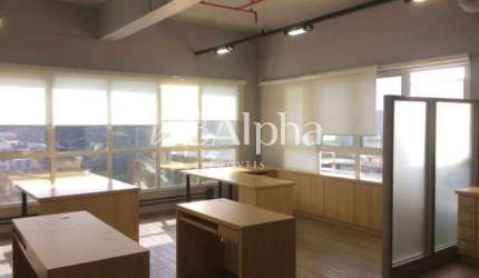 Sala comercial mobiliada a venda no Edifício Alpha Square Mall em Alphaville - SP