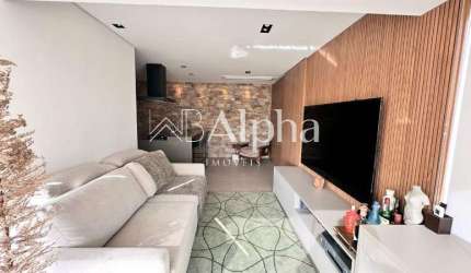 Apartamento mobiliado para locação no Condomínio Alpha Park em Alphaville - SP