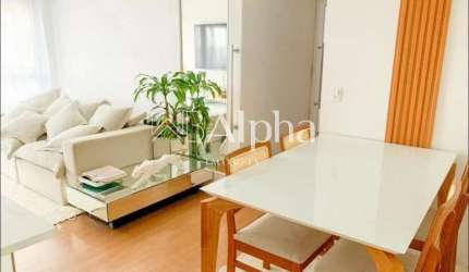 Apartamento mobiliado para locação e venda no Condomínio Choice em Alphaville - SP