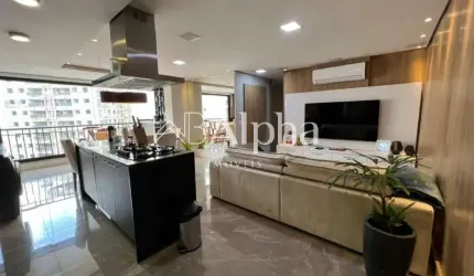 Apartamento mobiliado a venda no Condomínio Royal Park em Alphaville - SP