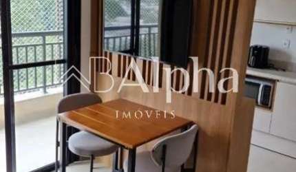 Apartamento mobiliado para locação no Condomínio Fiori em Alphaville - SP