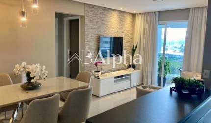 Apartamento mobiliado para locação no Condomínio Novare em Alphaville - SP