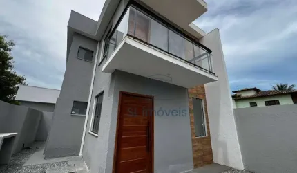 Casa com 2 dormitórios à venda, 82 m² por R$ 340.000 - Verdes Mares - Rio das Ostras/RJ