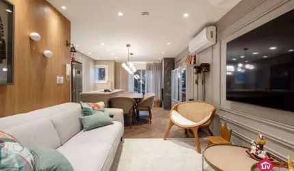 Apartamento para Venda - 80m², 2 dormitórios, sendo 2 suites, 1 vaga - Bavária