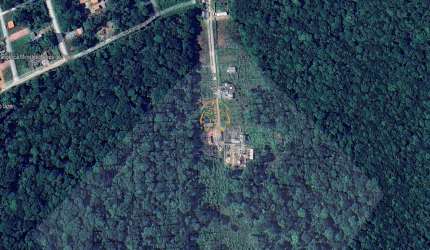 Terreno à venda na AREAS/FUNDOS, 2, Pontal do Norte, Itapoá por R$ 50.000