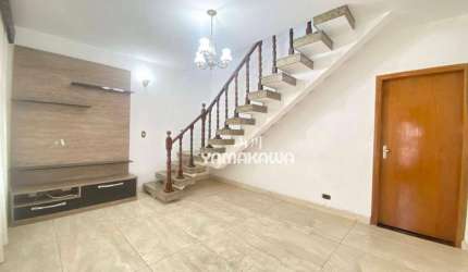 Sobrado com 3 dormitórios para alugar, 210 m² por R$ 5.500,00/mês - Jardim Anália Franco - São Paulo/SP