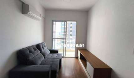 Apartamento com 1 dormitório para alugar, 50 m² por R$ 3.900,00/mês - Jardim Anália Franco - São Paulo/SP