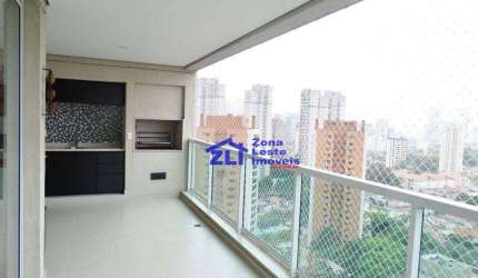 Apartamento com 3 dormitórios para alugar, 198 m² por R$ 22.301,00/mês - Cidade Monções - São Paulo/SP
