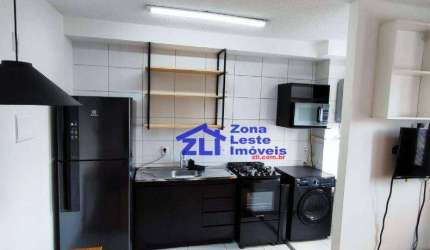 Apartamento com 1 dormitório para alugar, 30 m² por R$ 3.100,00/mês - Mooca - São Paulo/SP