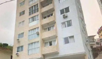 Cobertura com 2 dormitórios à venda, 105 m² por R$ 480.000,00 - José Menino - Santos/SP