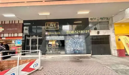 Ponto comercial com 2 salas para alugar na Rua Conde de Bonfim, Tijuca, Rio de Janeiro, 207 m2 por R$ 17.000