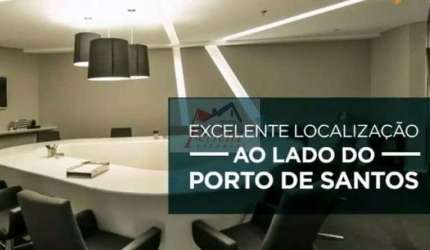 Sala-comercial-Em-edificio-para-Aluguel-em-Valongo-Santos-SP