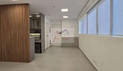 Sala comercial com 50,79m² para alugar pronta para trabalhar, Valongo, Santos/SP
