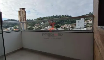 Apartamento com 2 quartos perto da Vila Germanica com Sacada e Churrasqueira