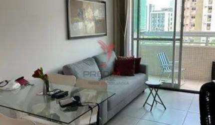 Apartamento em Tambaú com 53,27m2, 2 quartos, sendo um suíte; uma vaga de garagem, varanda