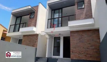 Sobrados para venda com 101m2 quadrados 3 quartos suíte em Serraria São José - FPOLIS-SC
