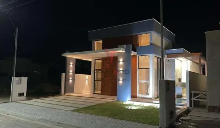 Casa pronta para morar com piscina,.churrasqueira no Condomínio Sunville! Em João Pessoa