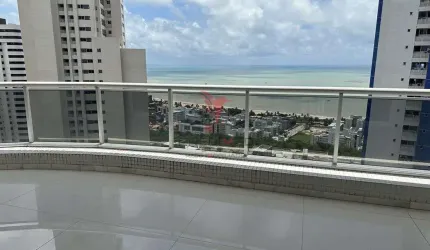 Vende-se apartamento de luxo, com vista definitiva, no Altiplano de Cabo Branco