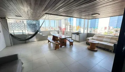 Linda cobertura.com vista mar, piscina no terraço,no Bessa