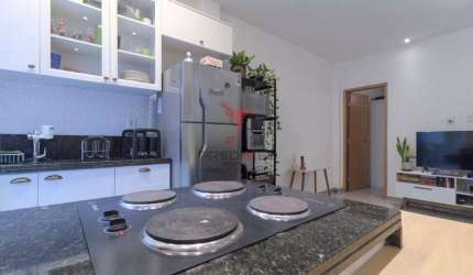 Botafogo 2 quartos mobiliado reformado piso porcelanato condomínio R$180,00